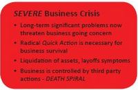 business crisis - severe