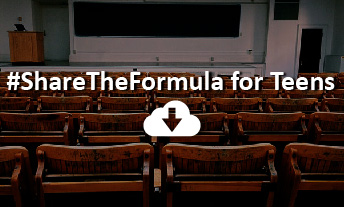 Download #ShareTheFormula infographic for HS/College Students